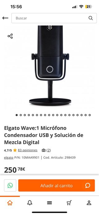 Micrófono Profesional ElGato MicWave