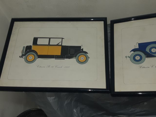 Dipinti di auto d'epoca