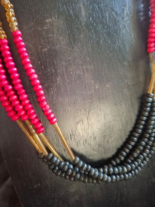 Collar cuentas/ abalorios 