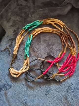 Collar cuentas/ abalorios 