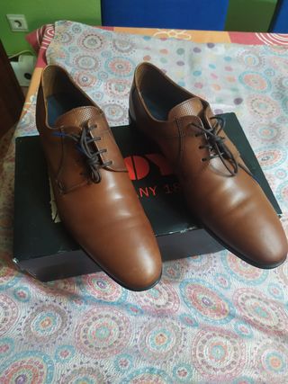 LLOYD Osmond Zapatos Piel de Vestir Derby Nº 43