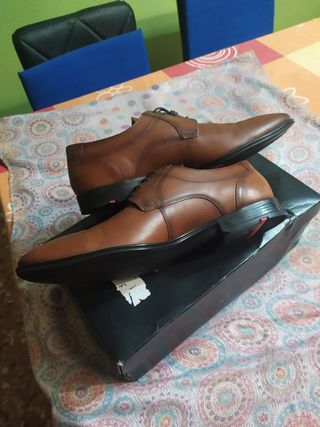 LLOYD Osmond Zapatos Piel de Vestir Derby Nº 43