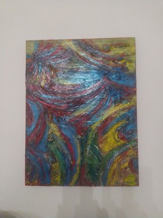 Quadro dipinto a mano su legno