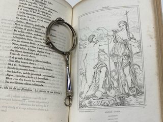 Libro antiguo ilustrado 1840