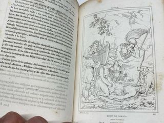 Libro antiguo ilustrado 1840