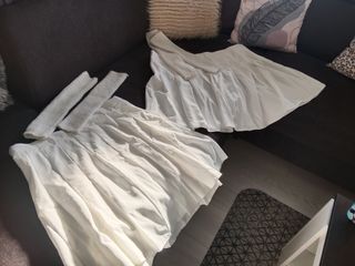 Faldas carnaval blancas