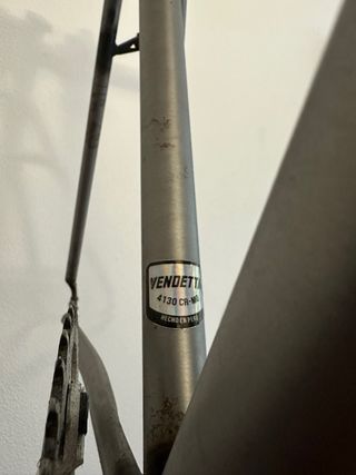 Cuadro+horquilla vendetta hecho a mano talla M53