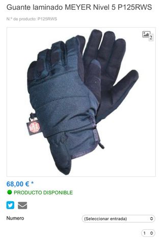 Guantes anticorte y antipunción