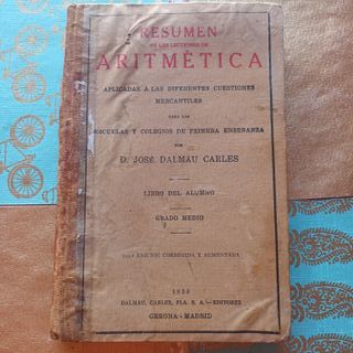 Libros Matematicas 5 volumenes Lote MB