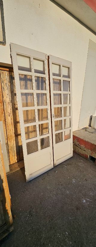 Puertas balconeras antiguas