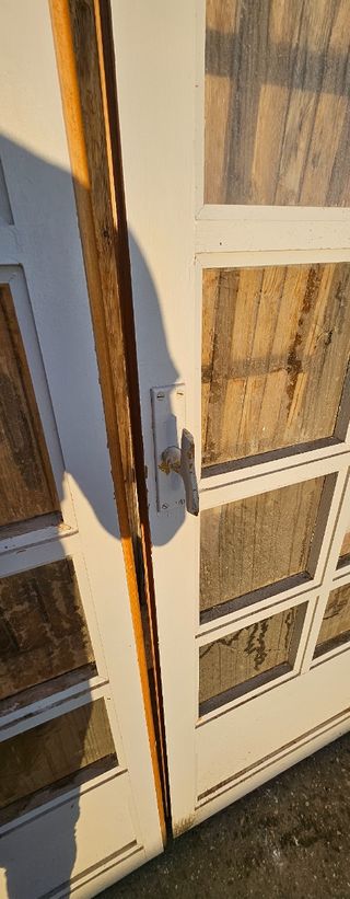 Puertas balconeras antiguas