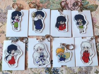 Complete Set Inuyasha Keychain Ichiban Kuji