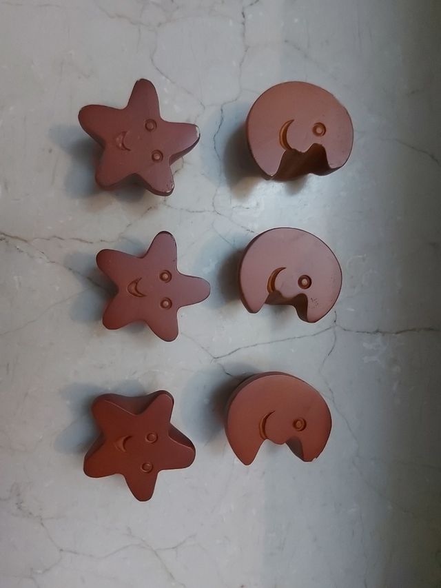 6 Tiradores de madera