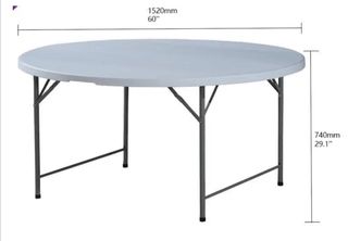 Tavoli rotondi pieghevoli