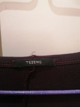 Abito/Maglia lunga Tezenis, color prugna