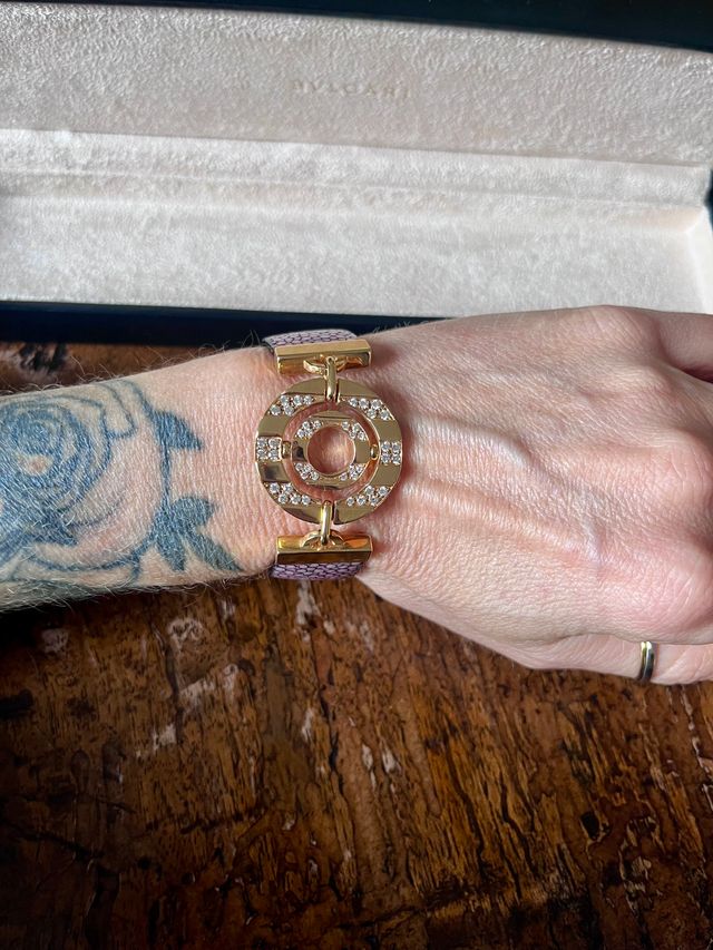 Bracciale Bvlgari oro e brillanti