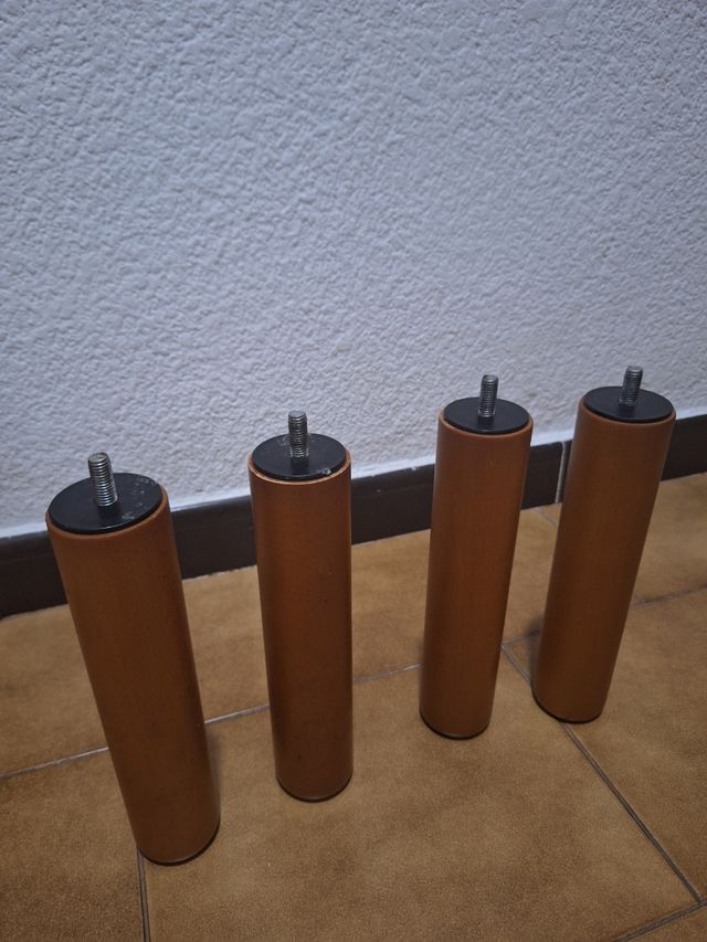Patas de madera para somier