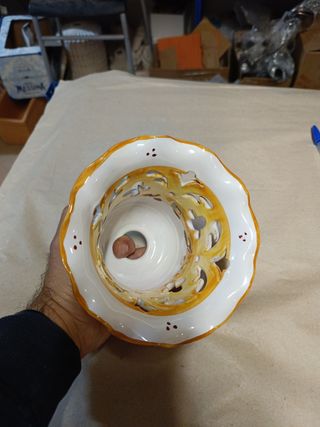 Applique in ceramica di Caltagirone 6 pz