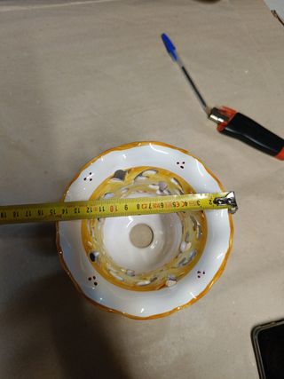 Applique in ceramica di Caltagirone 6 pz