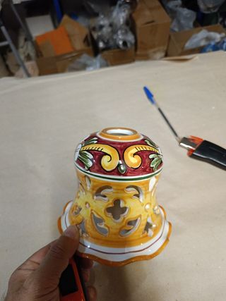 Applique in ceramica di Caltagirone 6 pz