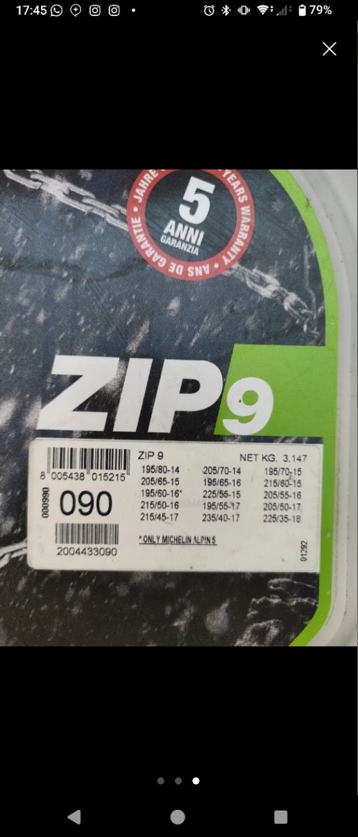 Catene da neve könig zip9 