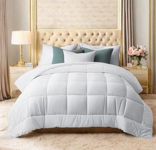 Edredón Cama Acolchado para camas 135/160 blanco