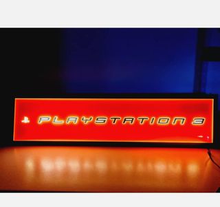 Insegna playstation3 luminosa
