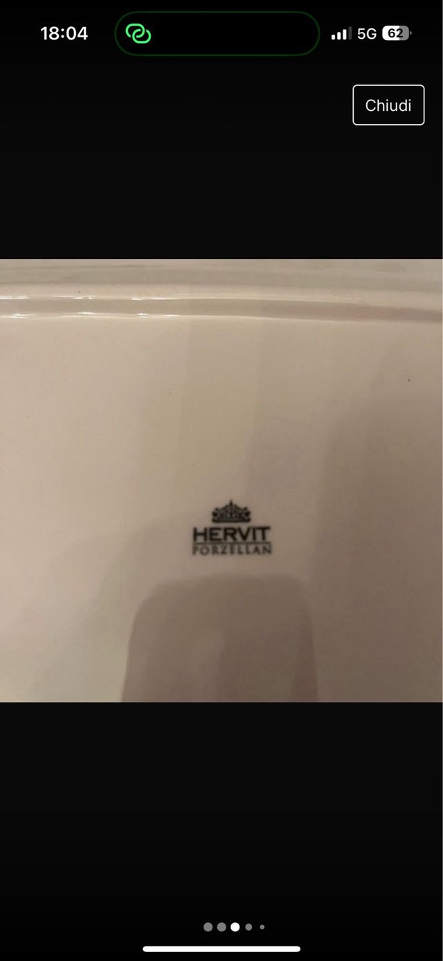 Piatto in ceramica Hervit