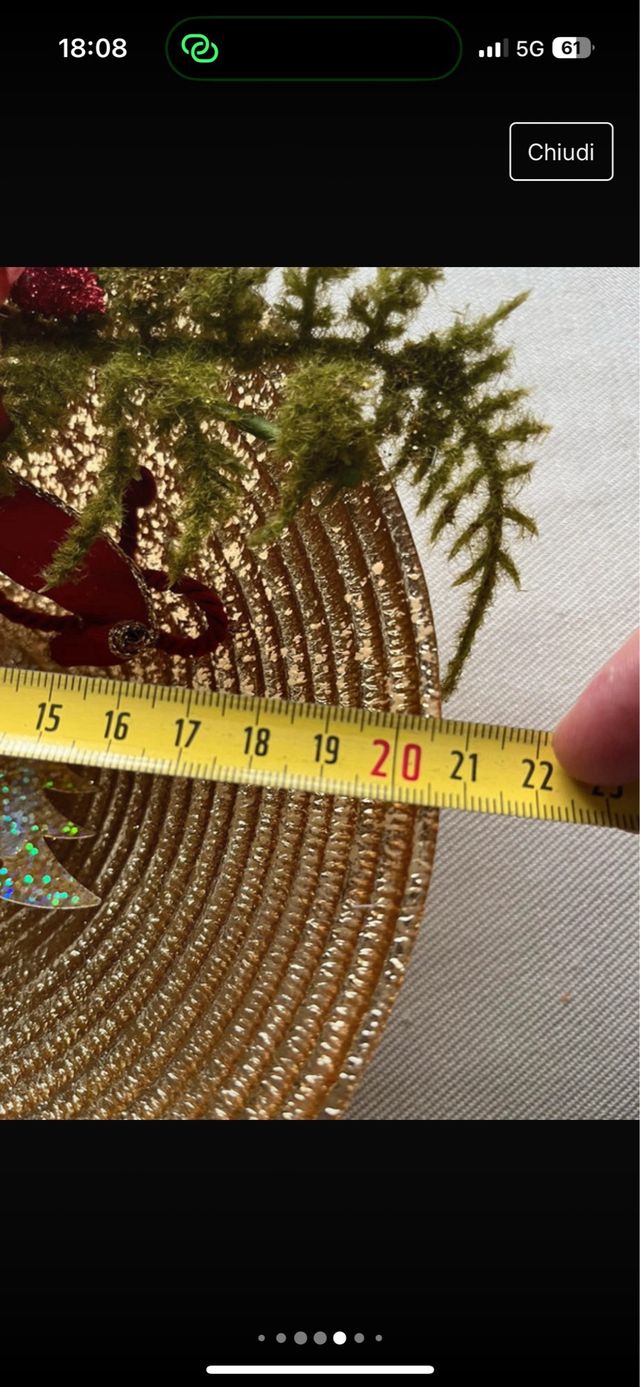 Centrotavola con candela