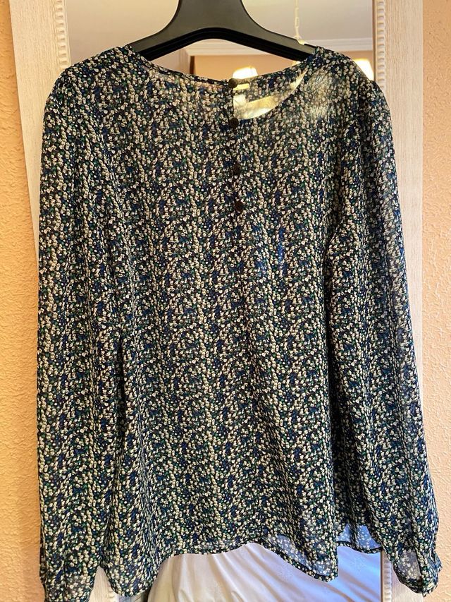 BLUSA DE MUJER  ESTAMPADA BOHO OFERTA