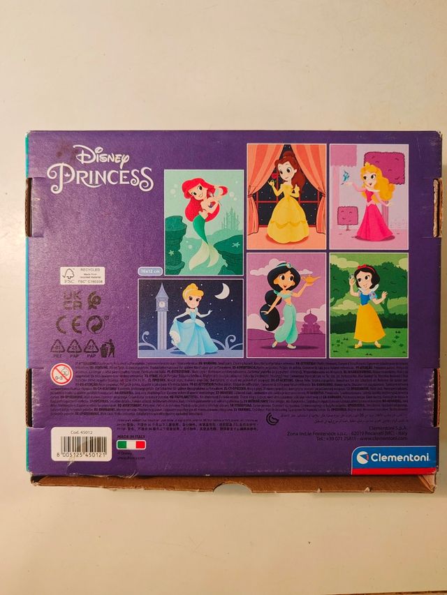 Lote de 2 rompecabezas niñas