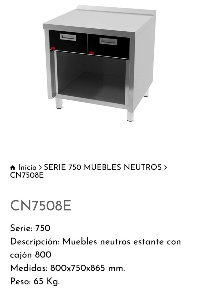 Mueble neutro industrial FAINCA