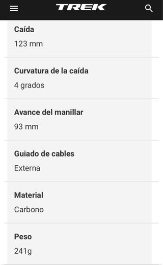 MANILLAR CARRETERA CARBONO