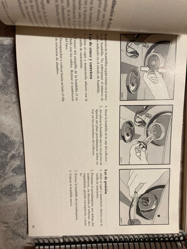 Manual instrucciones coche