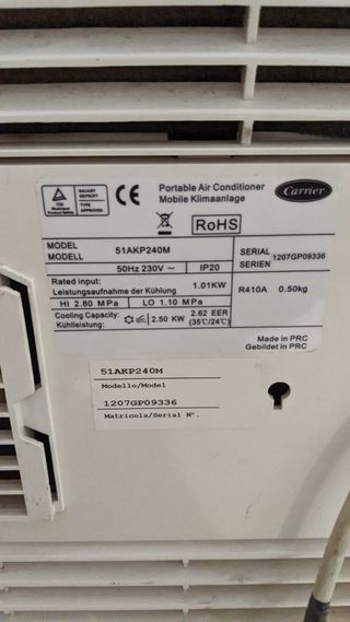 Carrier Igloo Climatizzatore deumidificatore