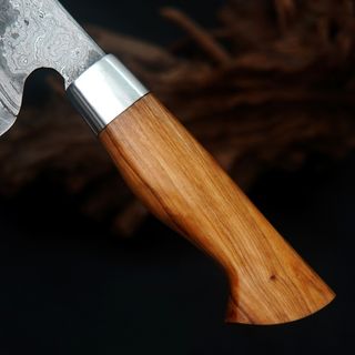 Coltello cuoco/cucina in acciaio damasco 