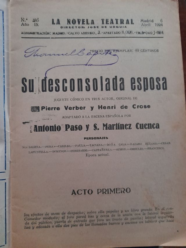 Revistas ilustradas por Manuel Tovar Siles