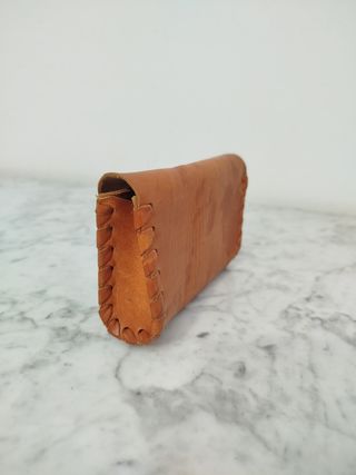 Cartera cuero auténtico