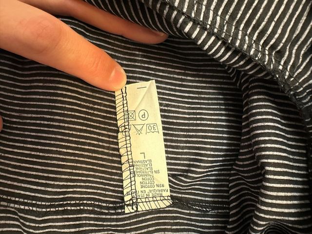 Vestido rayas talla L