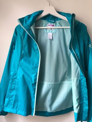 Impermeable azul Quechua Talla 12