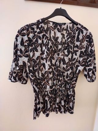 Blusa satinada