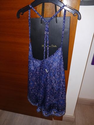 camiseta tirantes estampada