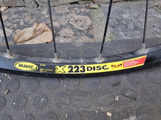 Llanta con disco MTB delantera Mavic