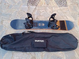 Tabla Snowboard + fijaciones. Poco uso