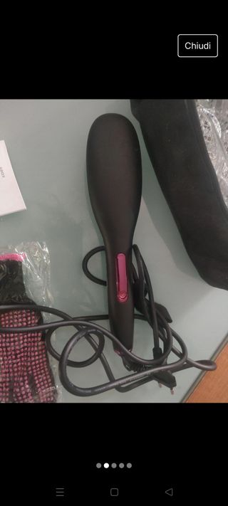 Spazzola termica lisciante