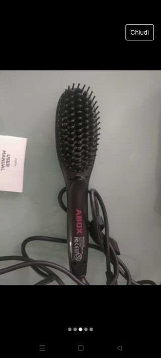 Spazzola termica lisciante