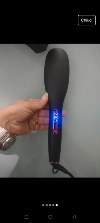 Spazzola termica lisciante