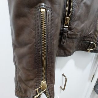 Cazadora de piel Massimo Dutti 