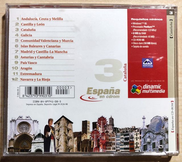 ESPAÑA en cdrom - Cataluña - EL MUNDO (PC CD-ROM)