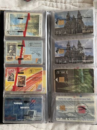 Tarjetas telefónicas antiguas